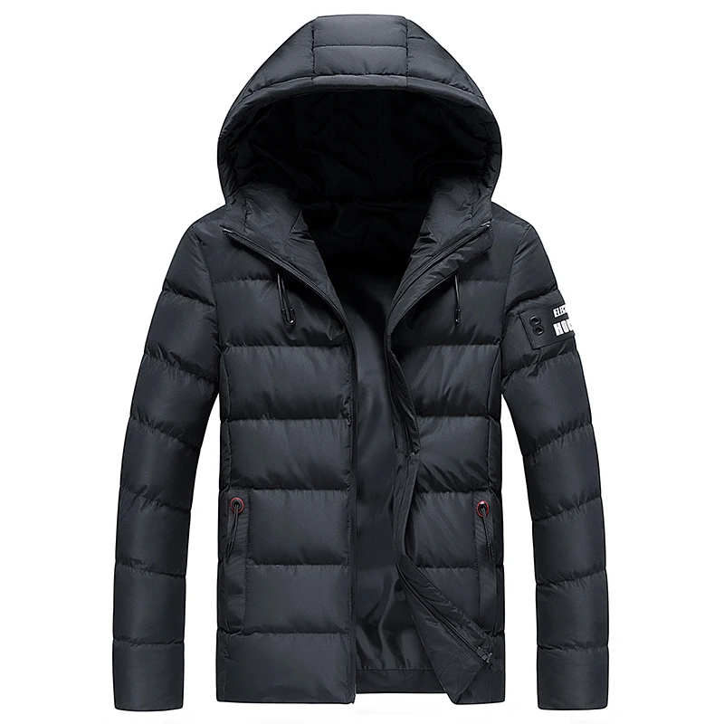 80% OFF 2019 Winter Jacket Men Hooded Thick Warm Jacket Fashion Warm Outwear Casual Slim Parka Mens Jackets and Coats Mens Overcoat