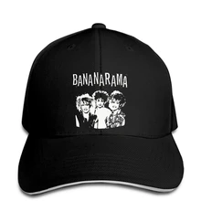 Bananarama черная бейсболка, бейсболка, Мужская черная бейсболка в стиле хип-хоп, бейсболка с принтом, Кепка snapback, остроконечная