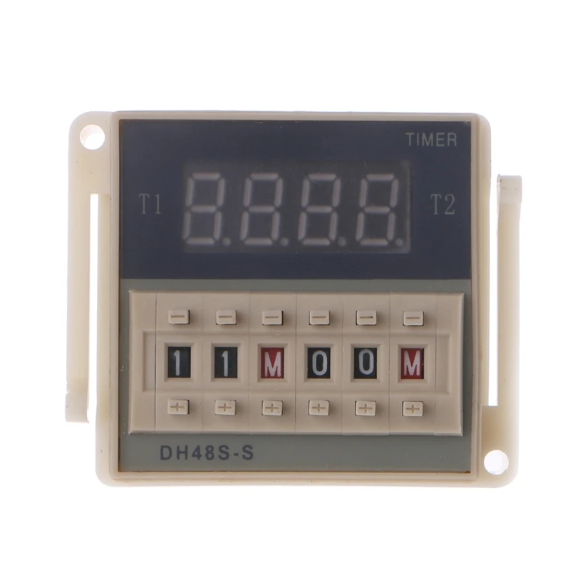 AC/DC 12 V/24 V многофункциональный цифровой таймер реле задержки включения 8 шпильки SPDT DH48S-S повторный цикл