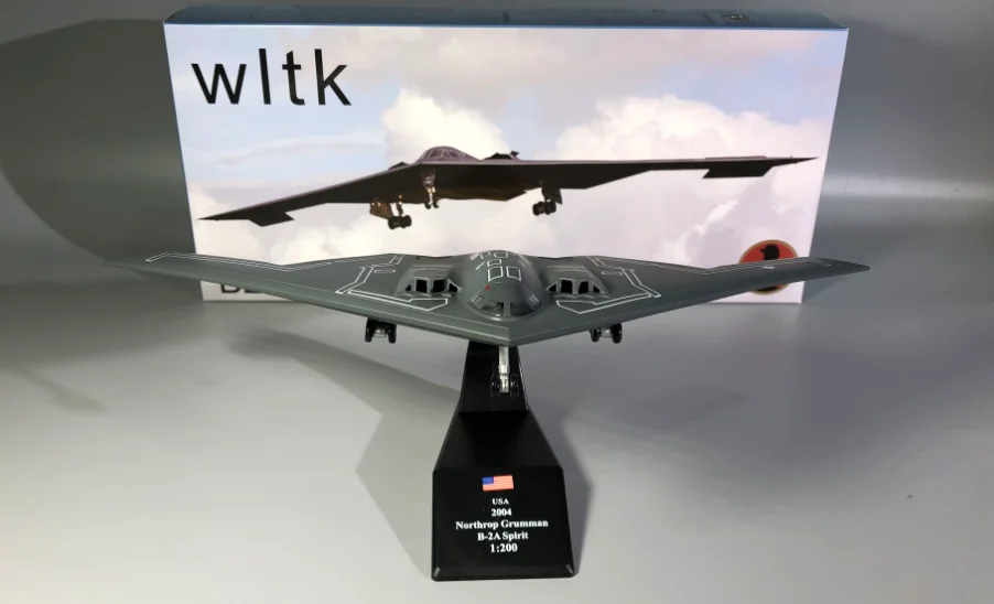 WLTK USAF Northrop Grumman B-2A Spirit стелс-бомбардировщик 2004 1/200 литая под давлением модель