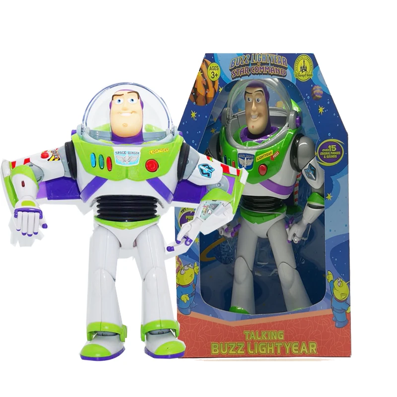 Игрушка "Дисней" История 3 Buzz Lightyear говорящие игрушки огни говорящие английское соединение подвижная фигурка Коллекционная кукла игрушка для детей