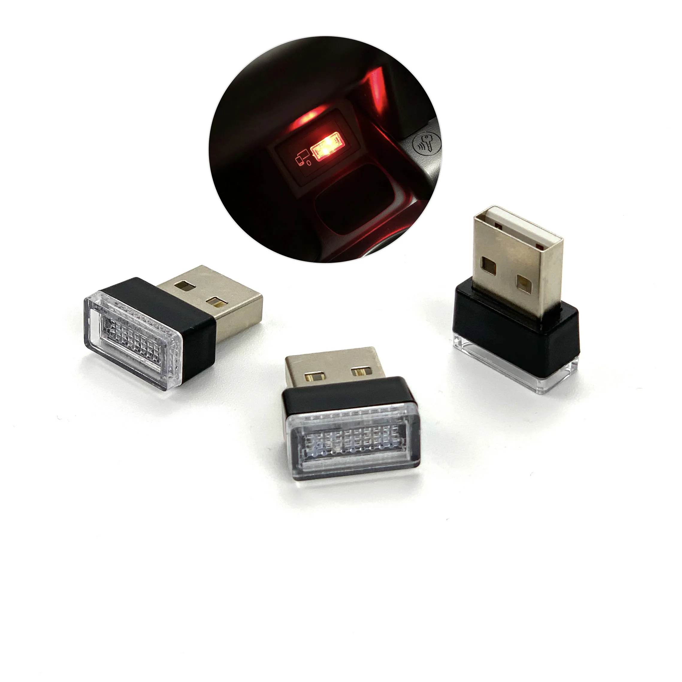 Цельнокроеное платье Автомобильный USB светодиодный атмосферу декоративные
