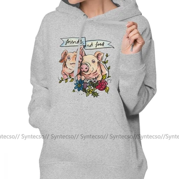 

81 Pig Womens 03 Friends Not Food Pig Veggie Vegan Illustration 00