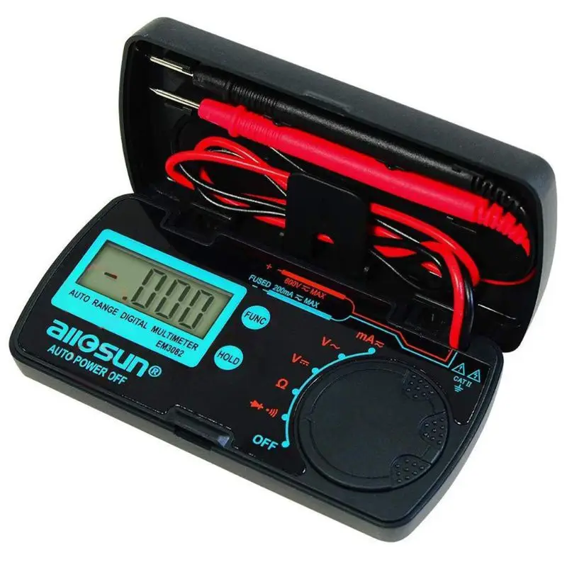 

EM3082 Digital Multimeter 3 1/2 1999 AC/DC Ammeter Voltmeter Portable Voltage Meter