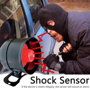 

Car Alarm System 1-Way Remote Central Door Lock Keyless Entry With 2 Remote Control Burglar Protection Siren Security System