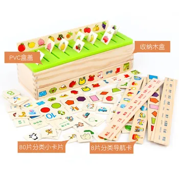 

1Set Baby Montessori Toys Fruit Number Matiching Kits Kids Wooden Logical Training Early Education Infant Sensory Toys