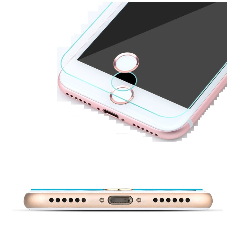Универсальный кнопку домой Стикеры для Apple iPhone 8 7 6 S Plus 5S SE 4S 4 отпечатков пальцев