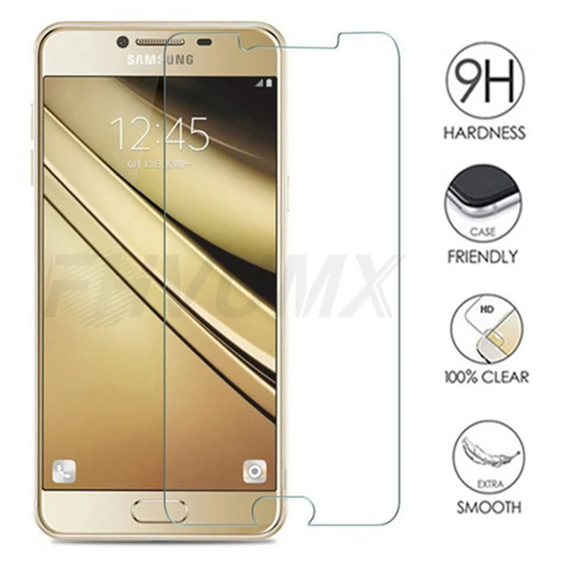 С уровнем твердости 9H Стекло для samsung Galaxy A3 A5 A7 J3 J5 J7 A6 A9 J6 корпусы для телефонов стандарты Экран протектор Стекло пленка