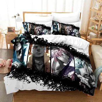 

Comic Bedding Set 2/3 Piece Set Bleach Printing Bedding Set Microfiber Duvet Cover Set Comforter Cover Pillowcases