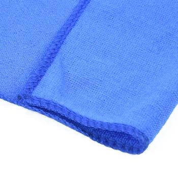 

Blue Towels Polishing Drying Home Cleaning Washing Microfiber Water-Absorbent