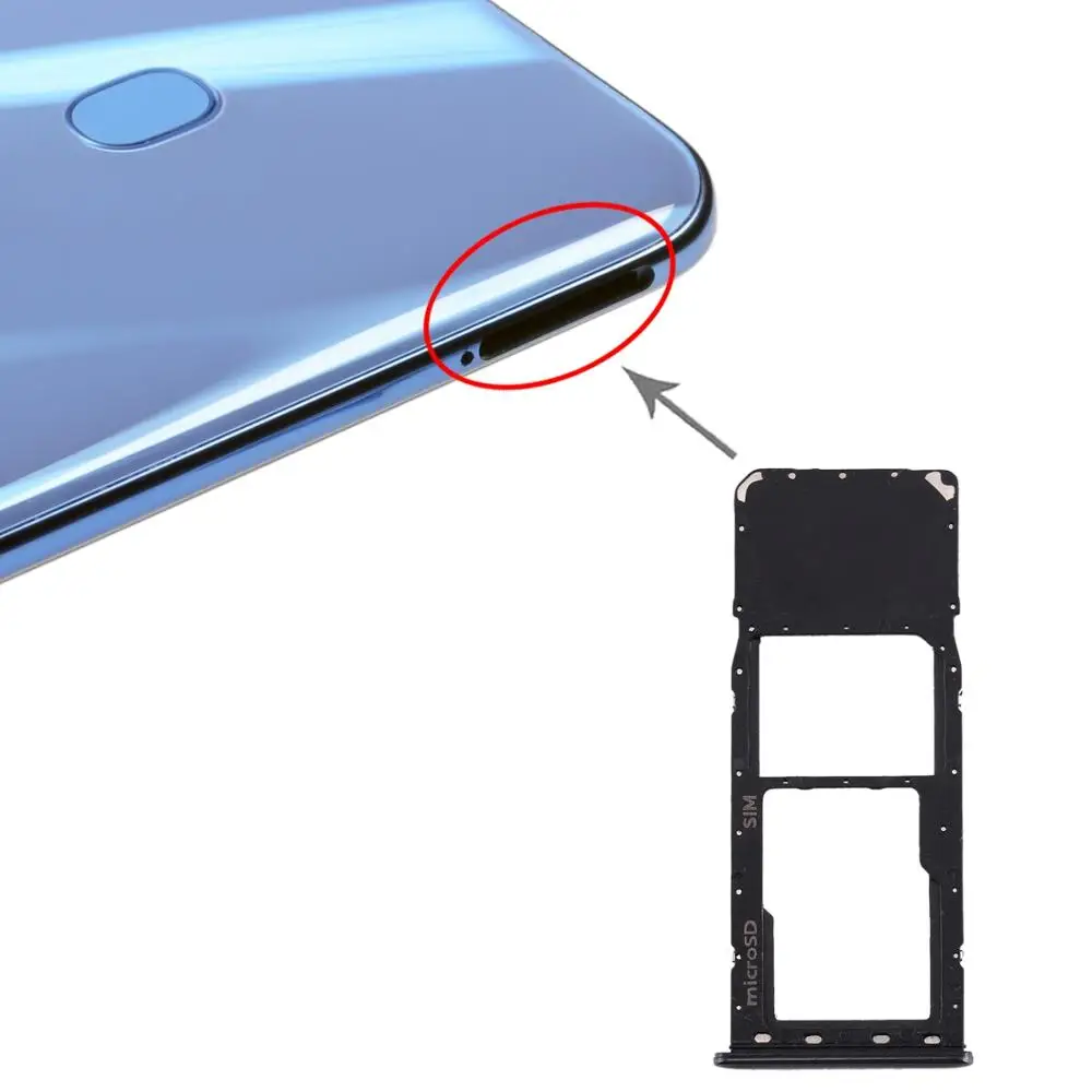 Лоток для sim-карты + лоток карт памяти Micro SD Galaxy A20 A30 A50 | Мобильные телефоны и