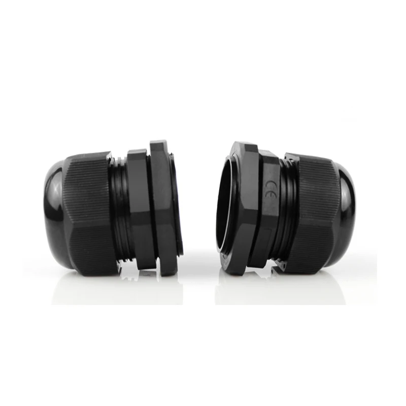 IP68 Electric Cable Gland Probe Waterproof Connector Joint Wire Fitting Cable Entry Plastic PG7/PG9/PG11/PG13.5/PG16/PG36 10PCS