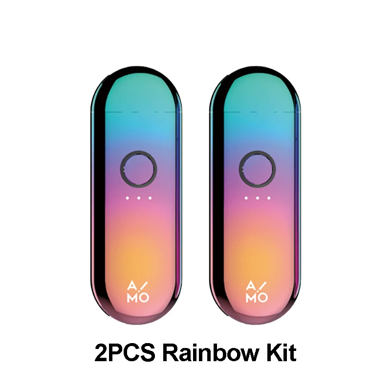 2pcs Rainbow kit 2 шт OVNS Aimovape Lough Pod Vape ручка 400 мАч комплект 1 мл 1,2 Ом анти-сухая защита электронная сигарета VS minifit W01 vape ручка комплект - Цвет: 2pcs Rainbow kit