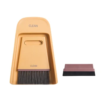 

New Mini Broom Desktop Sweep Small Broom Dustpan Cleaning Brush Desktop Cleaning Brush Wiper Scraper Cleaning Set