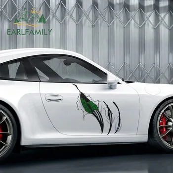 

EARLFAMILY 43cm x 33cm Dragon Claw Tearing Through Paper By Dragonreefer Car Stickers Decal Car Wrap Vinyl Film Car Accessories