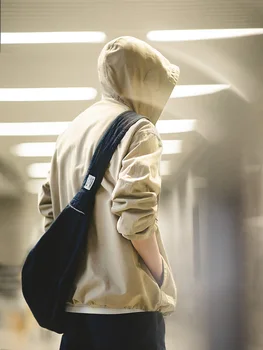 

mens hoodies Casual jackets and coats Deck suit hoodie Distressed printed top Vintage Military Pullover sweater