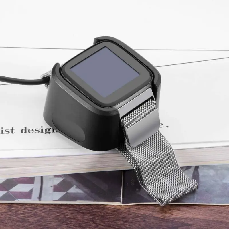 Usb зарядная док-станция кабель Колыбель станция для Fitbit Versa/Versa Lite Edition Смарт-часы LX9A