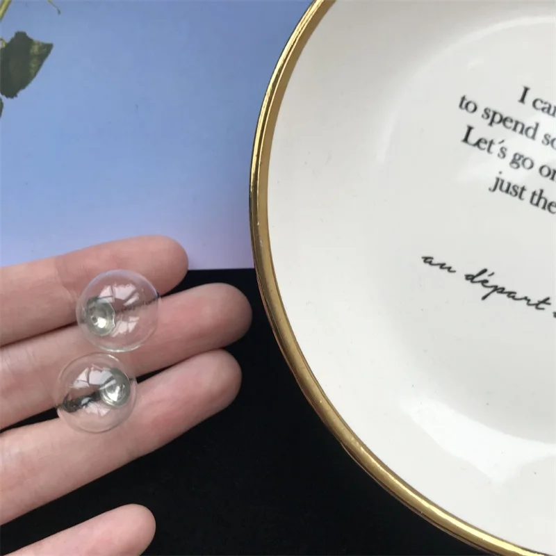 Новинка 2020 корейские серьги для женщин милые прозрачные свежие в виде