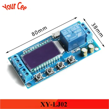 

XY-LJ02 Micro USB Digital LCD Display Time Delay Relay Module DC 6-30V Control Timer Switch Trigger Cycle Module Board