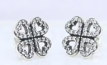 

YPD109 925 Silver Woman Ear Nails Simple Engagement Ear Ornaments Embedded with Zircon