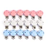 10Pcs Round Wood Pacifier Clip Baby Teething Dummy Clip Accessories for DIY Pacifier Chain Tool Wholesale 1