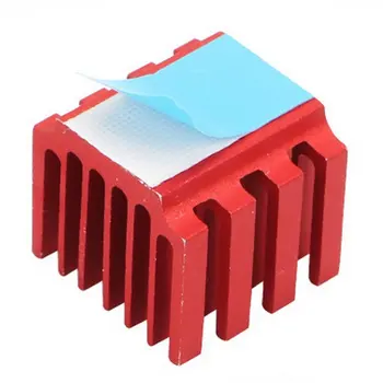 

3d Printer Stepper Motor Driver 3d Printer Parts and Accessories Aluminum Cooling Fan Oxidized Red Heat Sink