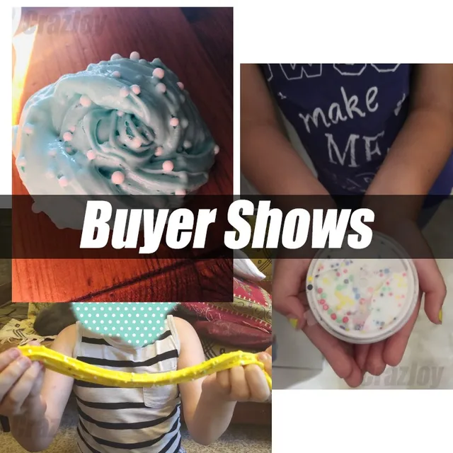 Big Ball Slime Filler Mud Addition Cotton Glue Charms For Slimes Cloud Diy Plastic Antistress Polymer Clay Toys Putty Kits 4