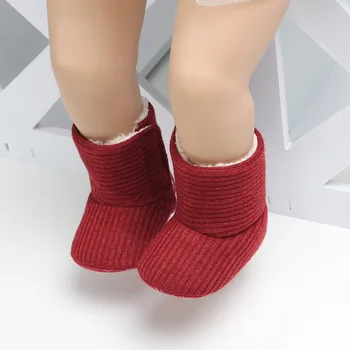 

Infant baby Snow Boots Shoes For Baby girls boys snow boots shoes fashion warm plush inside baby infant boots toddler shoes