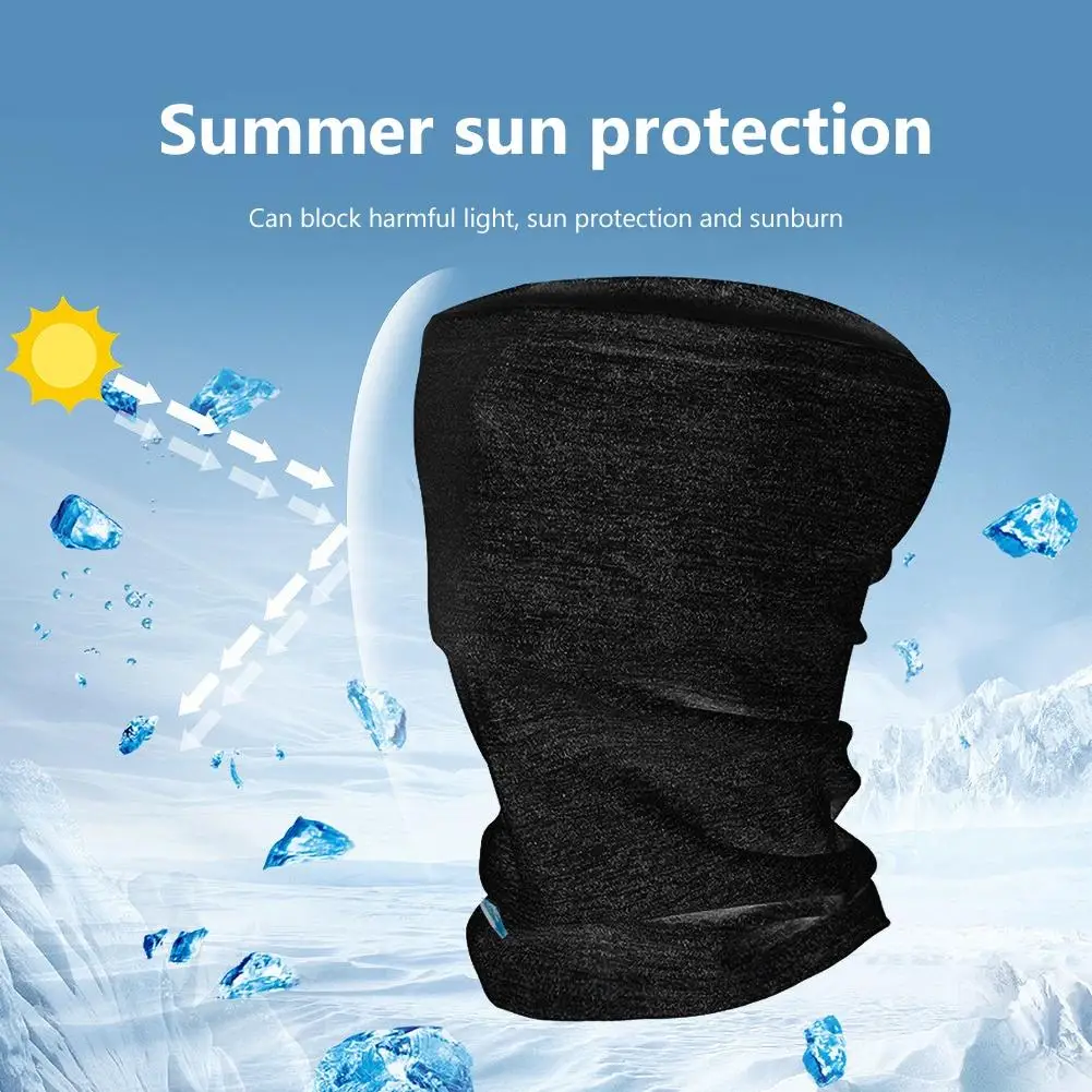 

Reusable Scarf Outdoor Cycling UV Protection Dust-proof Bandana Scarf Face Cover Neck Gaiter Full Covering Scarf Outdoor Riding