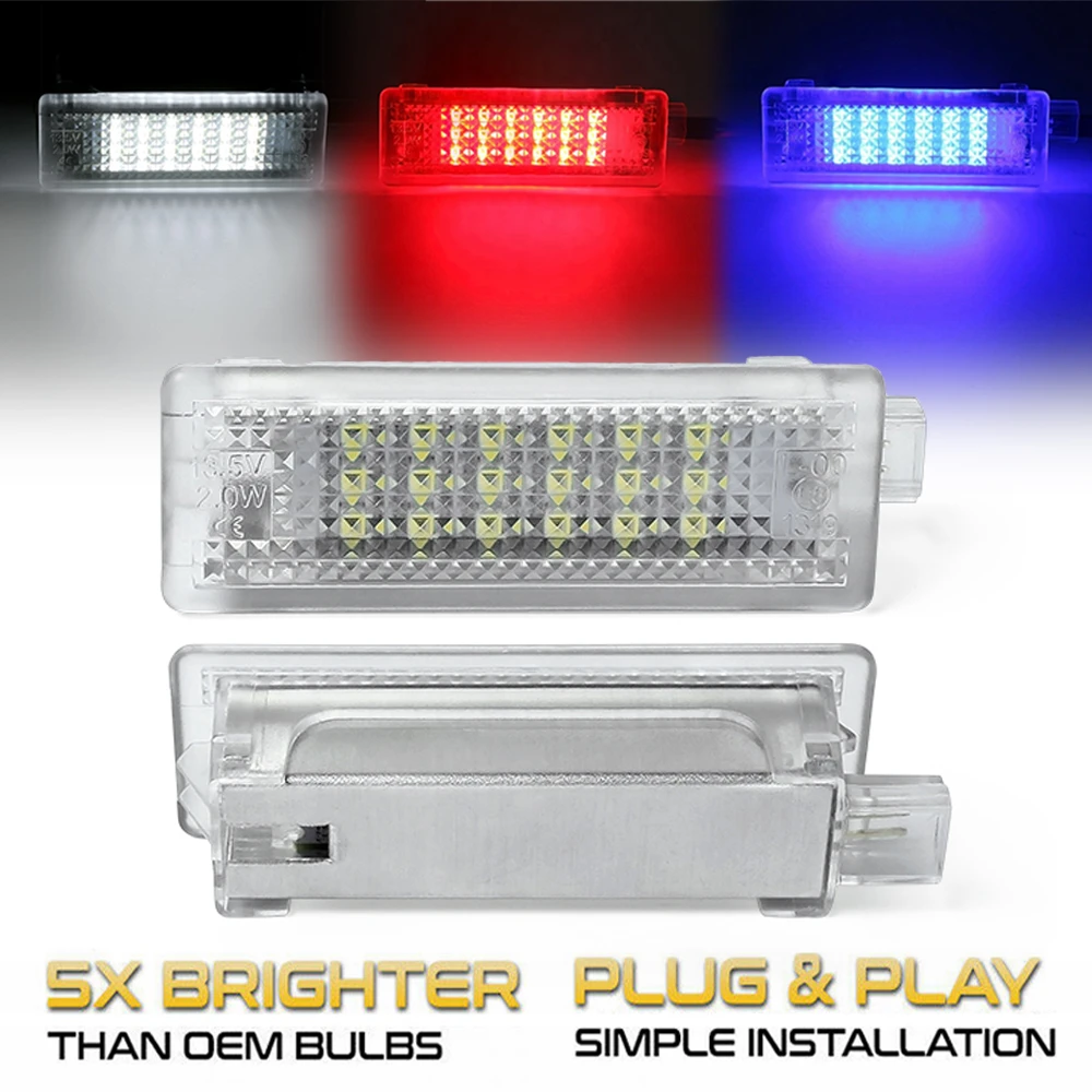 Luz LED para Interior de la puerta, luz de para el maletero, para BMW M3, E90, E91, E92, E93, F30, F31, F34, F35, F80, 2 unidades|Lámpara de señalización| - AliExpress