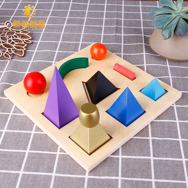 

Montessori Teaching Aids Montessori Children Wooden Stereo Grammar Symbol Kindergarten Educational Assembled Toys