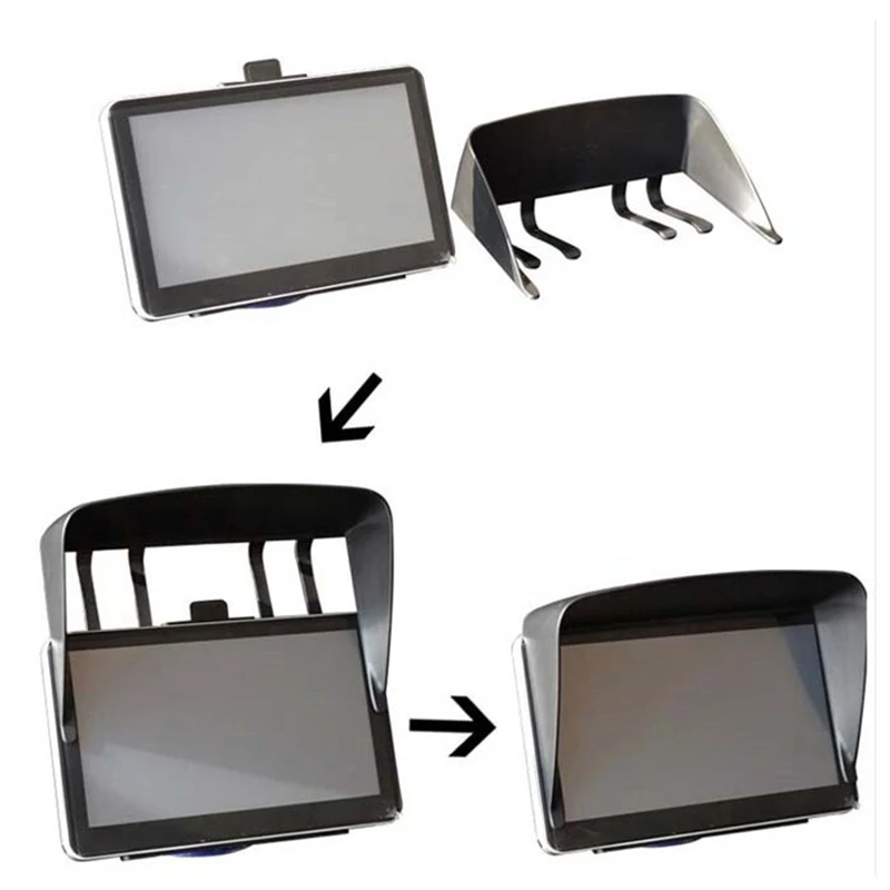 Car GPS Sunshade 7 inch Car GPS Navigation Sunshade Anti Accessories parts