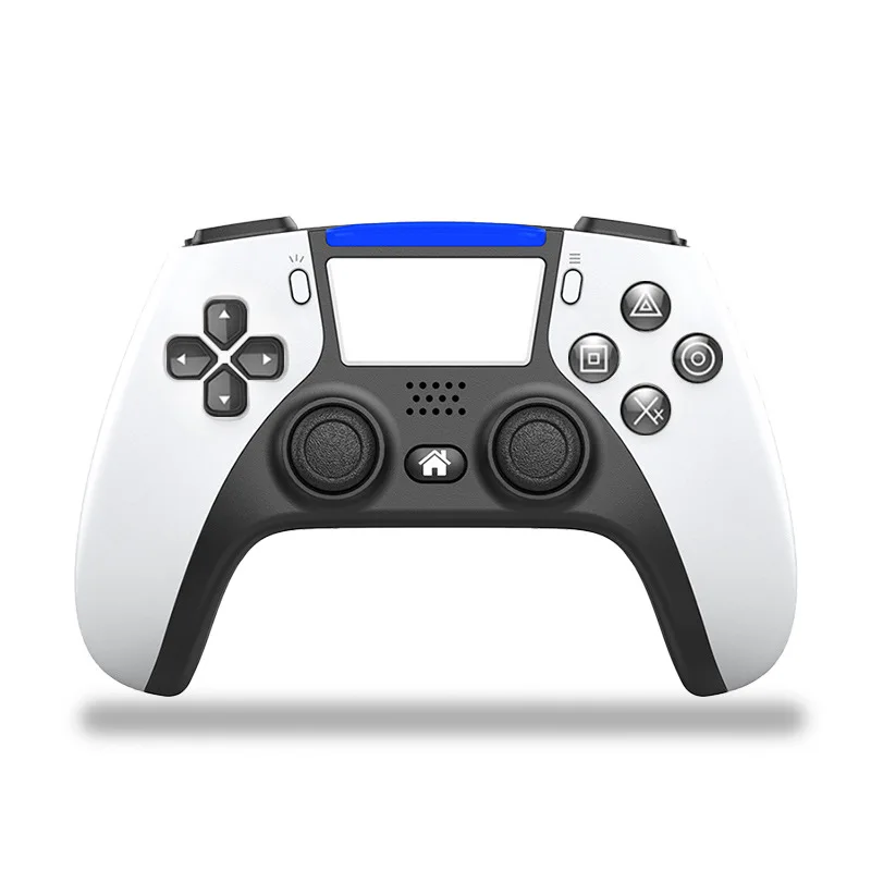 Free Shipping Bluetooth Wireless Game Controller For PS4 Console with PS5 Style Double Vibration Game Gamepad For PC and Android