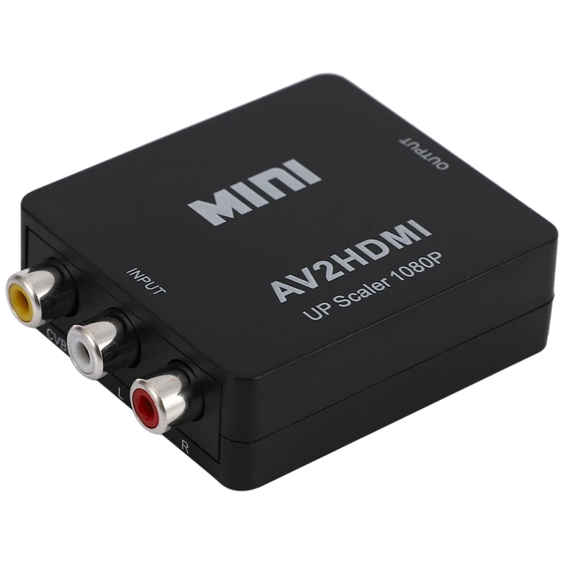  Rca a Hdmi Av a Hdmi 1080P Mini Composito Rca Cvbs Av a Hdmi Hd Video Audio Adapter per Xbox 360 PS