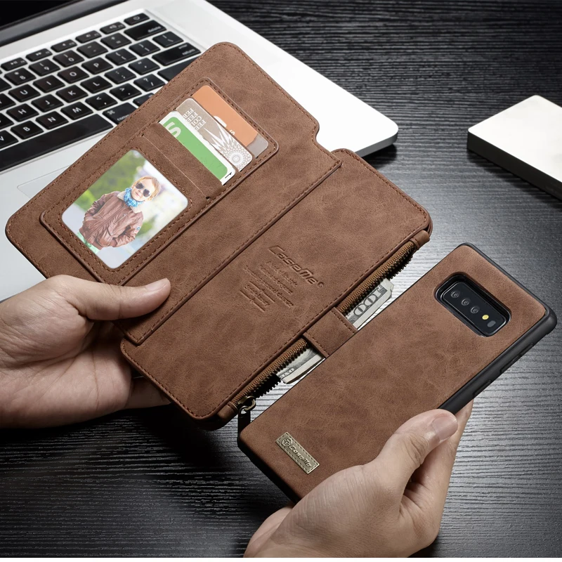 

Phone Case For Samsung Galaxy S10 S9 S8 Plus S10E S7 Edge Multifunction Magnetic Flip Leather Wallet Slot For Galaxy Note 9 8