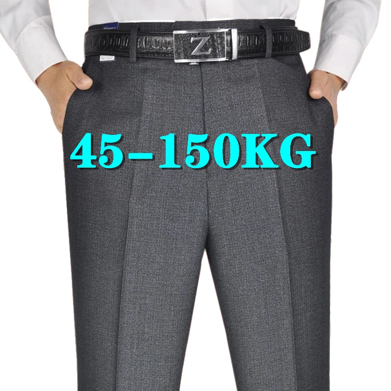 Casual Pants Men's Oversized High Waist Trousers Streetwear Office Male Bottoms