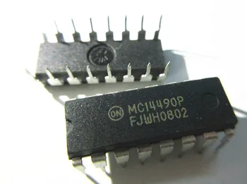 

Free shipping MC14490P MC14490 DIP-16