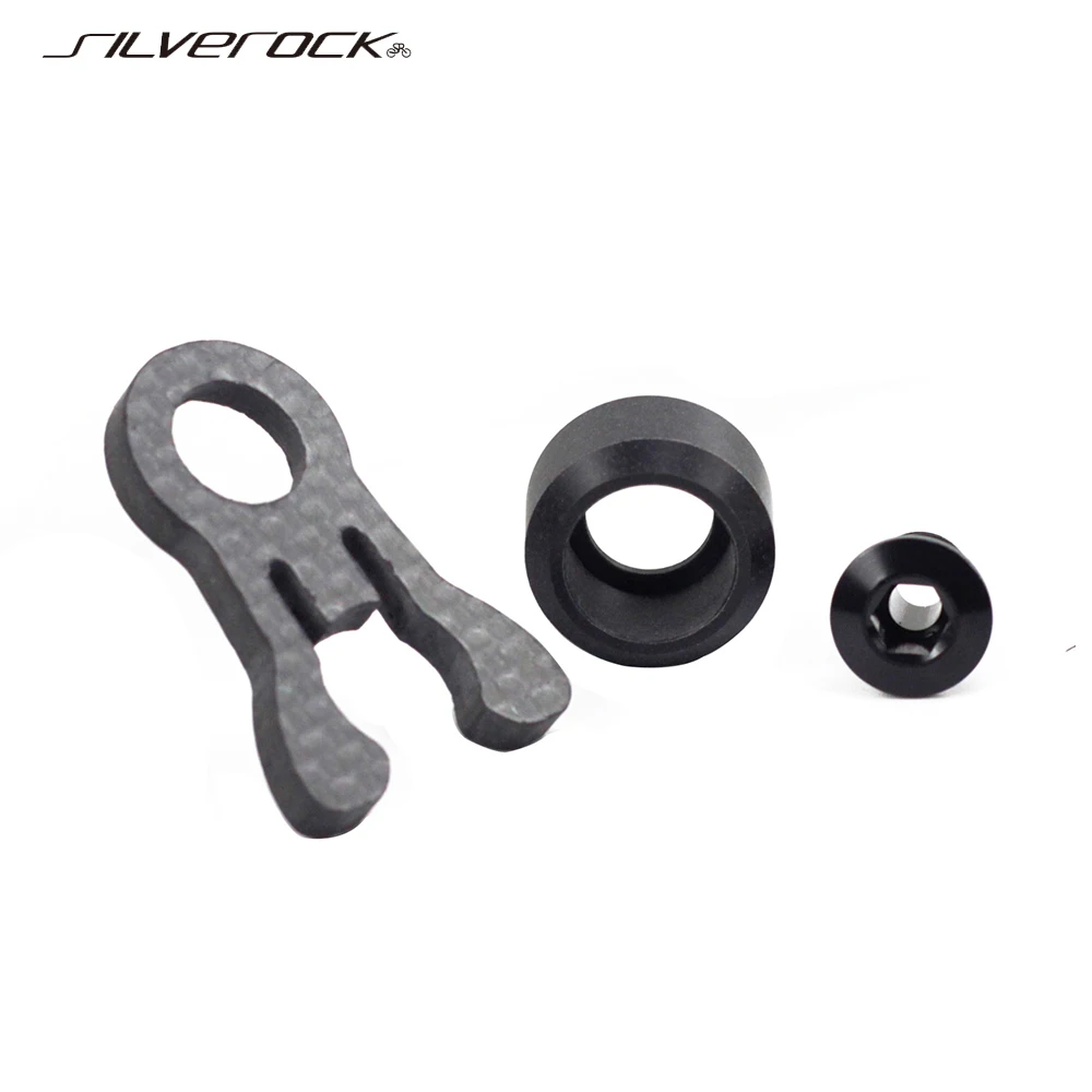 SILVEROCK Carbon Head Tube Catcher Front Fork Holder Clamp Catch for Brompton 3Sixty Folding Bike Fixing Buckle Accessories | Спорт и