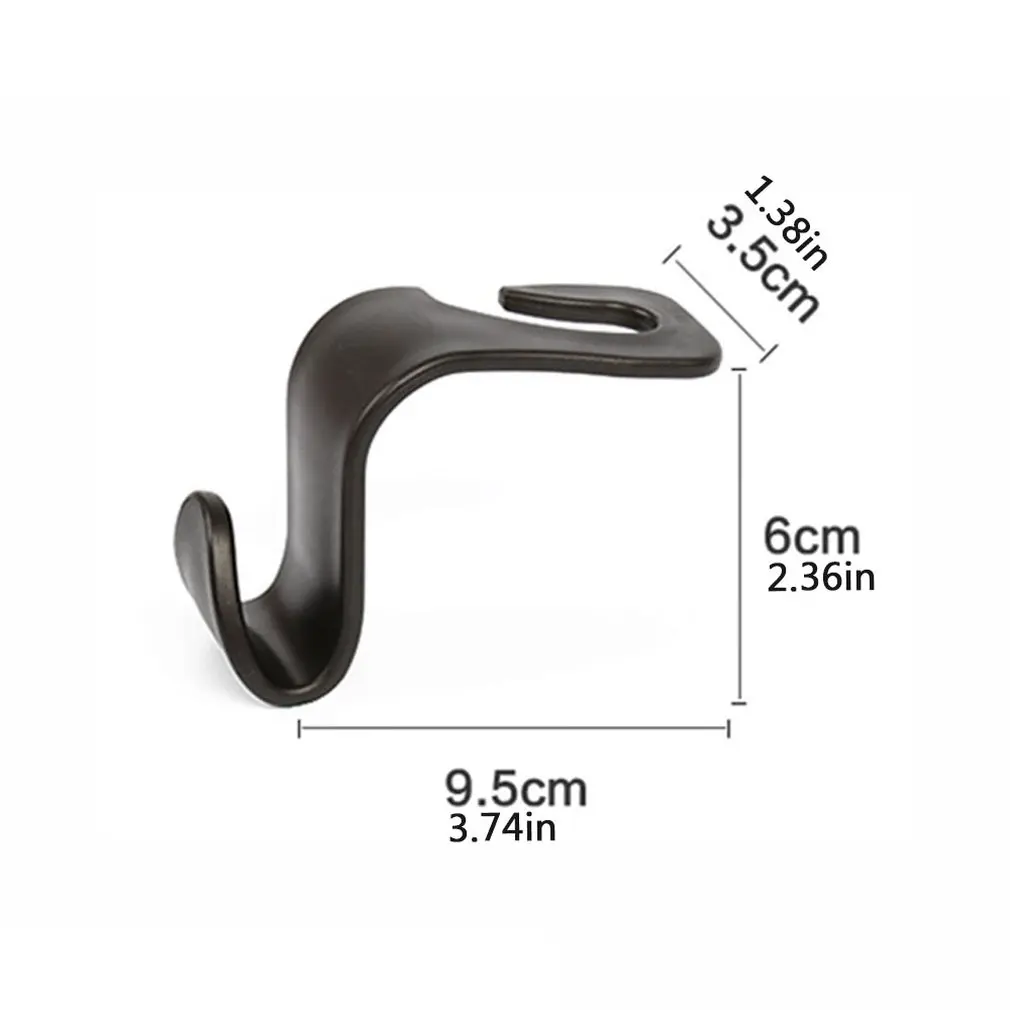 Universal Car Seat Back Hook Hanger Bags Holder Headrest Mount Hook Storage Organizer Car Internal Accessories