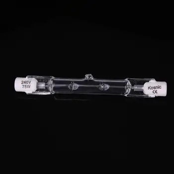 

78MM 75W Halogen Light Iodine Tungsten Lamp Bulb Lighting Fixture Home Durable