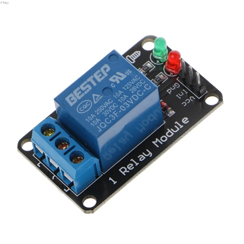 

1PCS 1 Channel 3V Relay Module 3.3V Low Level Shooting with Lamp l29k