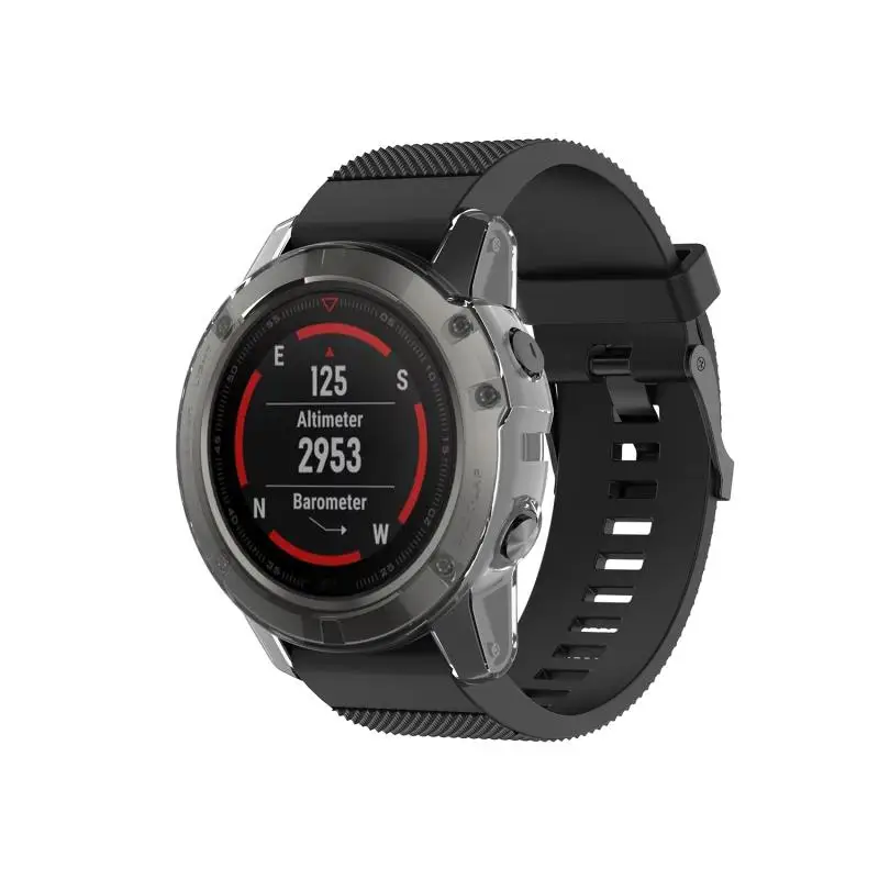Защитный чехол для смарт-часов Garmin fenix 5x plus, чехол для часов, чехол из ТПУ, резиновый чехол для Garmin fenix5x 5x plus