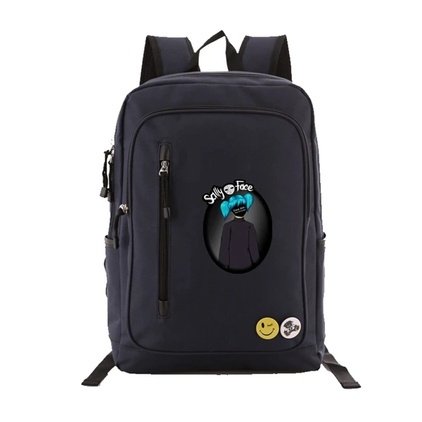 Navy blue C Sally Face рюкзак квадратная школьная сумка для женщин девочек подростков школьная сумка через плечо для путешествий сумка для ноутбука - Цвет: Navy blue C