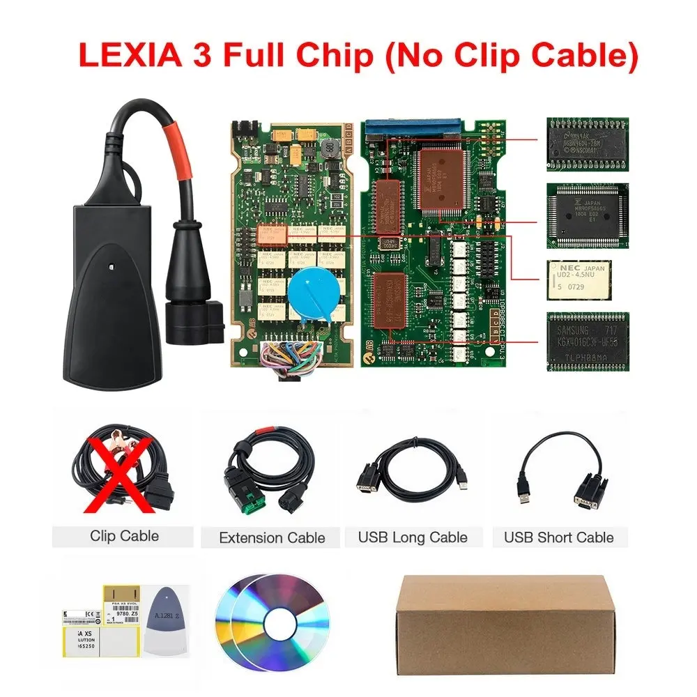 SP08-L Lexia 3 PP2000 полный чип Diagbox V7.83 с прошивкой 921815C Lexia3 V48/V25 для Citroen для peugeot OBDII диагностический инструмент - Цвет: SP08-L