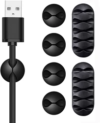 High Quality Car Wire Tie Clip Fixer Organizer Black Color Clamp Cord Cable Line Holder Computer USB Line Fastener
