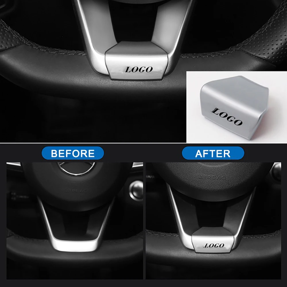 Автомобильный логотип на рулевое колесо наклейка чехол отделка значок для Mercedes