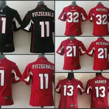 Стич youth Arizona s Дети 13 Курт Warner11 Ларри фитцджералд 21 Патрик Питерсон 32 Tyrann Mathieu Вышивка Джерси