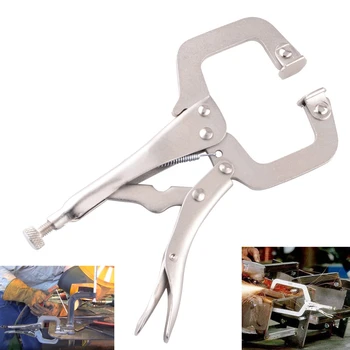 

1Pcs 6 Inch C Type Wrench Welding Clamp Crimping Pliers Woodworking Clip Use Foritter/welders Clamping Sheet Welding