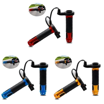 

Universal 12V Motorcycle Heated Grip Handle Warmers Motobike Heating Grips for 22mm Throttle Diameter Handle Grips Motor