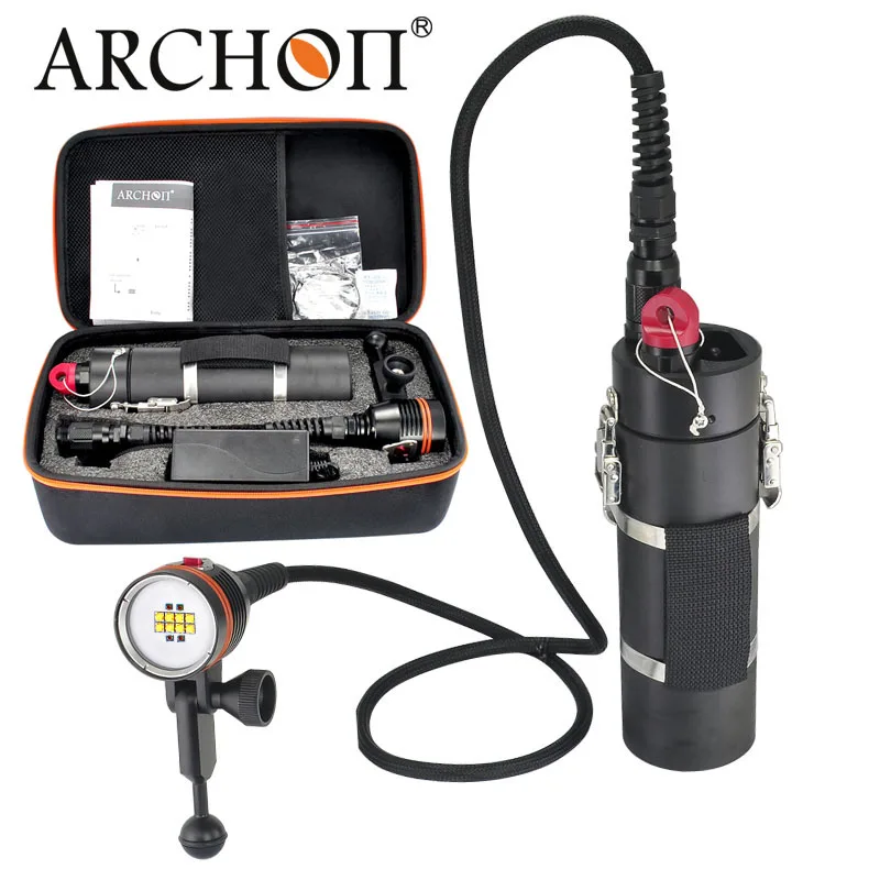 ARCHON WH166 DH160 Дайвинг Свет пятно 8* CREE XM-L2 U2 max 5500lm 150 м погружение свет подводная фотография свет с батареей